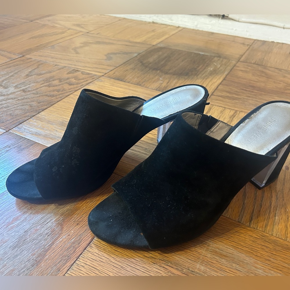 Nine West Suede Block Heels